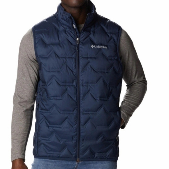 Columbia Men Blue Walker Mill Heat Seal Vest XL - Picture 12 of 12